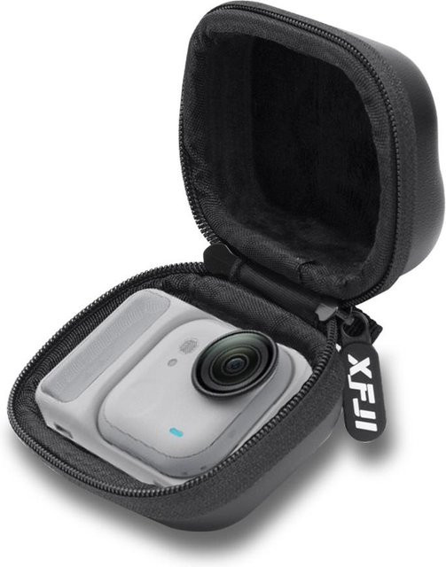 Insta360 Aufbewahrungstasche in Schwarz mit praktischem Hakendesign und Reißverschluss - Bild 1