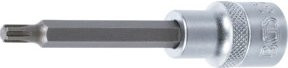 BGS Bit-Einsatz 4161 Keil-Profil RIBE M6 in Silber, Länge: 100 mm, Antrieb Innenvierkant: 12,5 mm (1/2") - Bild 1