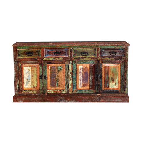 SIT Sideboard RIVERBOAT aus Altholz in Bunt, Rustikaler Stil, B/H/T: 160 x 80 x 40 cm - Bild 4
