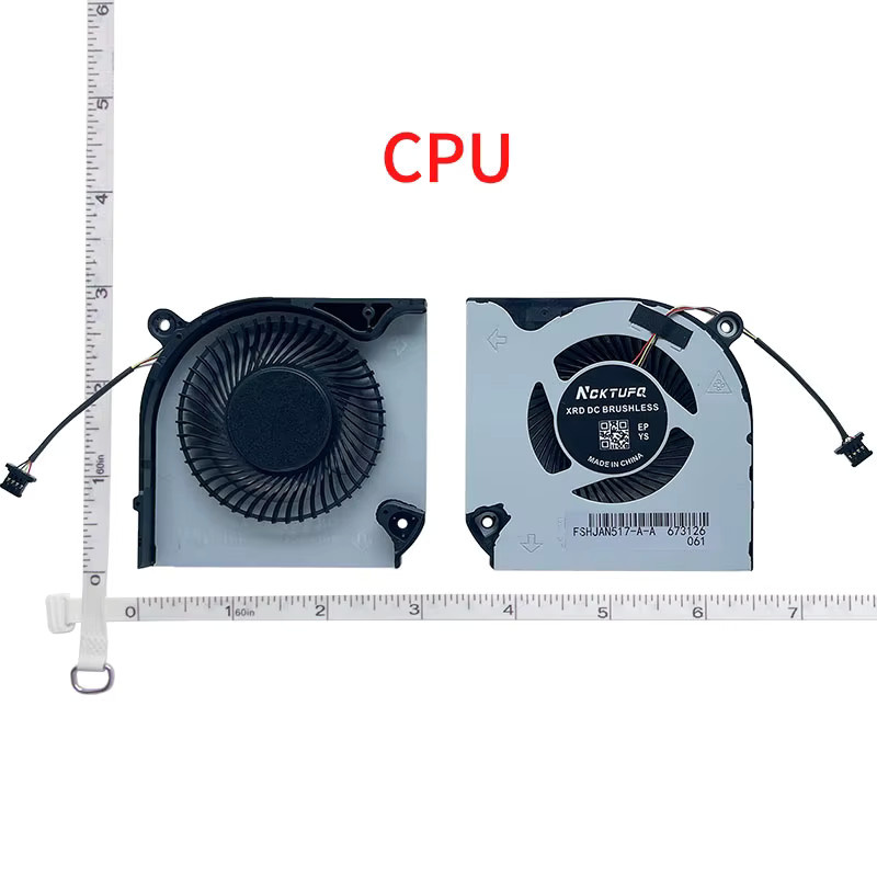 Acer Laptop-Lüfter für A715-76G, PH317-53, ConceptD CN315-71, CN315-71P, N22Q3 und A715-51G als CPU und GPU Kühler (5V) - Bild 2