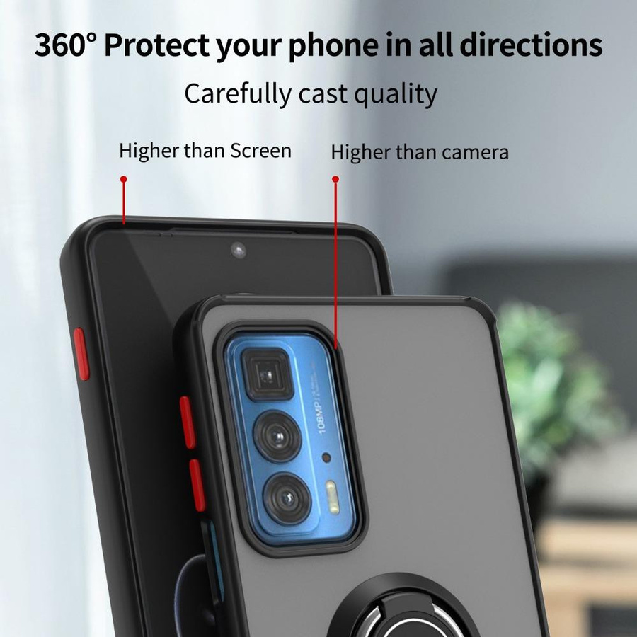 Stoßfeste Ring Handyhülle für Motorola Edge 20 30 40 Neo 50 Ultra 60 Fusion E22 E20 Pro S30 mit Ringhalter Schutzhülle - Bild 5