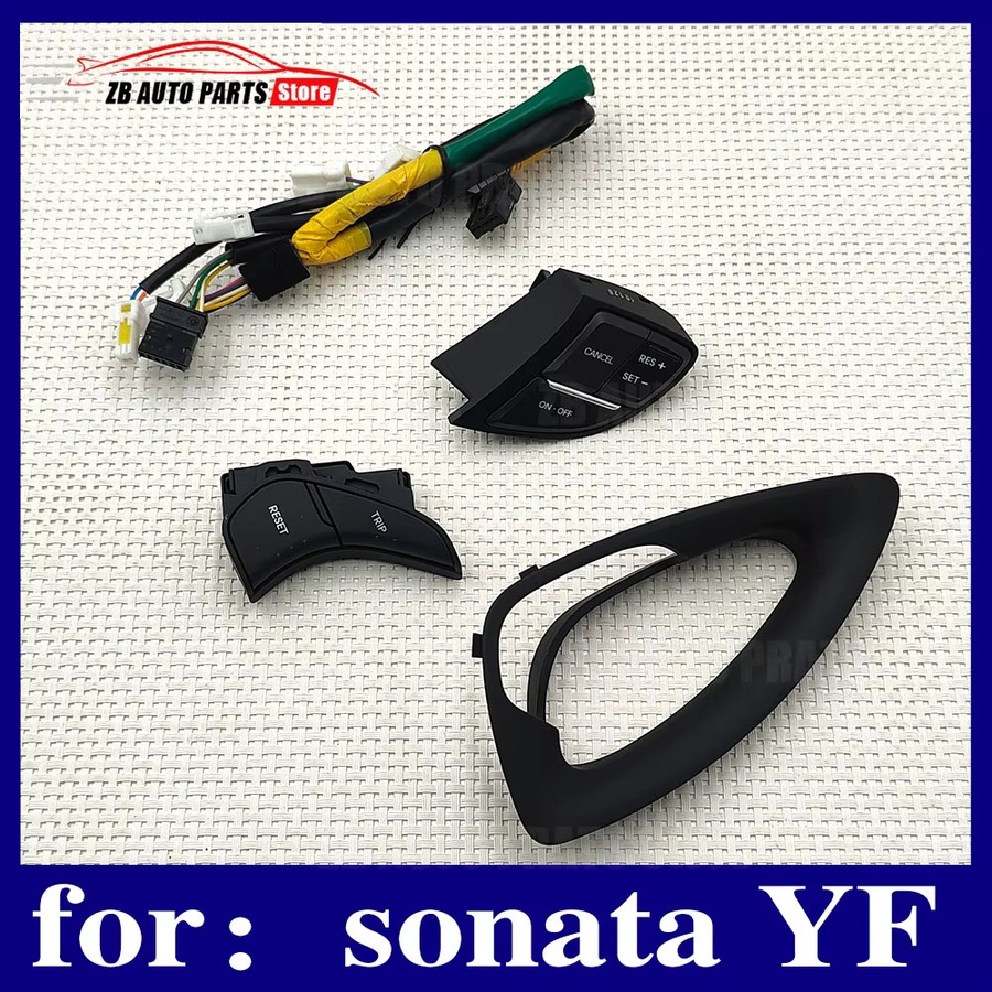 Tempomat-Taste für Sonata 8. Generation YF, verbessertes Tempomat-Kit OEM 96440-3S000, Schwarz - Bild 2