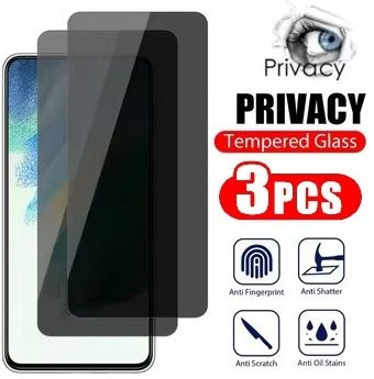 3er-Set Privatsphäre Displayschutz aus gehärtetem Glas für Samsung Galaxy A54 A55 A56 A70 A51 A52 A52s A53 A71 A72 A73 A30 A31 A32 A23 in Transparent - Bild 1