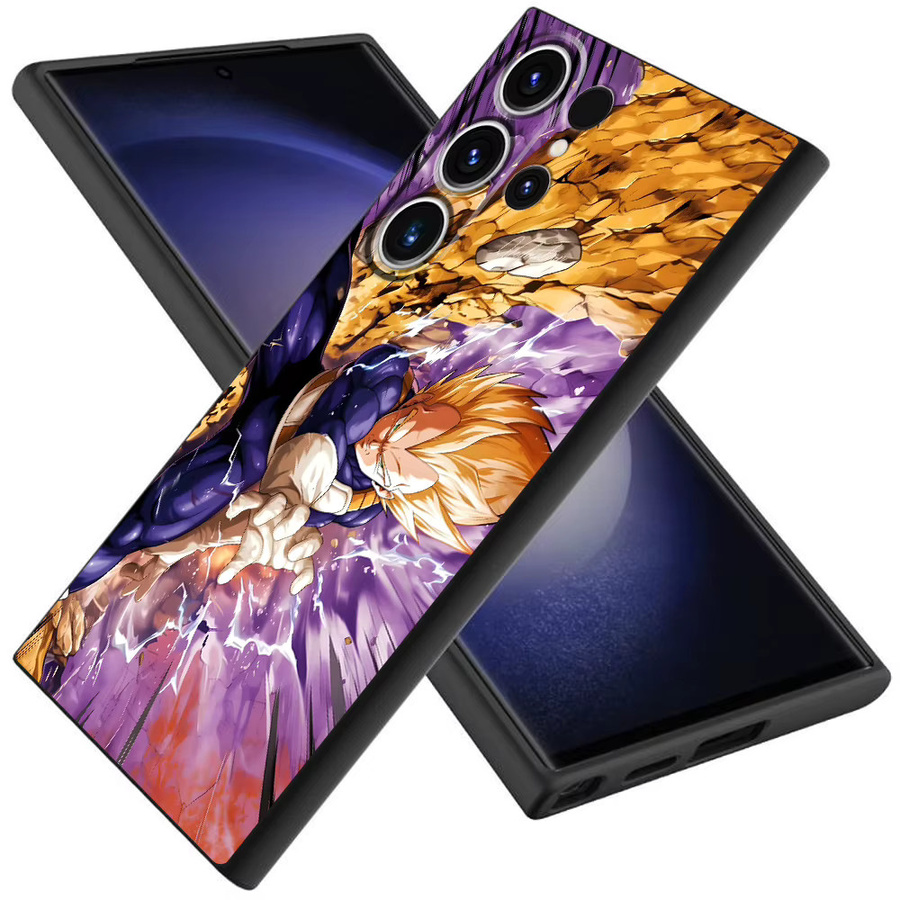 Dragon Ball Dashing Vegeta Soft Rückseite Handyhülle für Samsung Galaxy S21, S24 und weitere Modelle, Multicolor - Bild 5