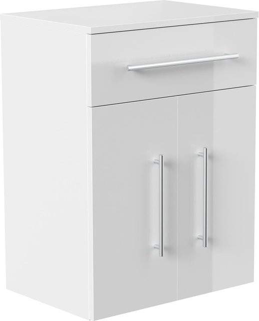 Posseik Badmöbel Levana XL Weiß Hochglanz - Bild 1