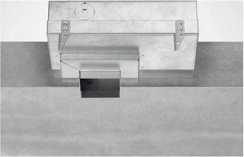Trilux Betoneingießtopf SNS QC01 BE in Silber aus Metall für quadratische Einbauanwendungen - Bild 1