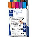 Staedtler Lumocolor 351 Whiteboardmarker mit Rundspitze, farbsortiert, 10 Stück - Bild 2