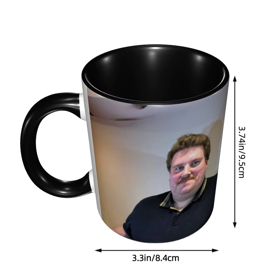 Drachenlord Kaffeetasse Rainer Winkler Keramikbecher in Weiß - Bild 2