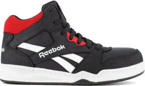 Reebok Schnürstiefel IB4132 aus Leder in Schwarz-Rot-Weiß, ESD S3, Größe 37 - Bild 1