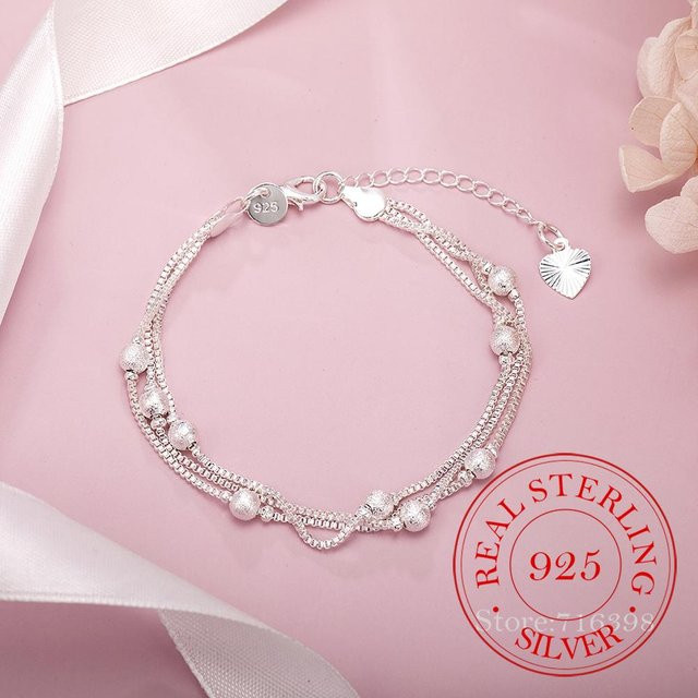 Allbestart Armband, 925 Silber, Weiß, Damen - Bild 1