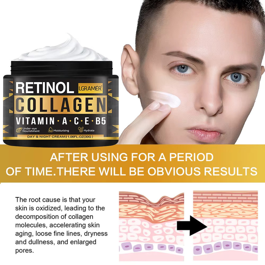 ouhoe Gesichtscreme für Herren, Retinol, Kollagen - Bild 3