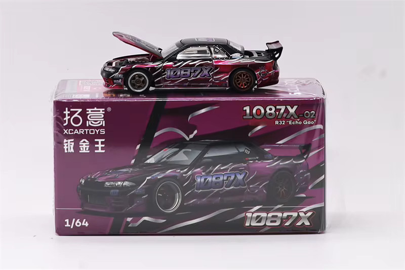 Pop Race Pandem Elise & Truck, RWB930 & Truck, RWB930, R32, Druckguss Sammler-Fahrzeugmodell, 1:64, Set / Bundle - Bild 2