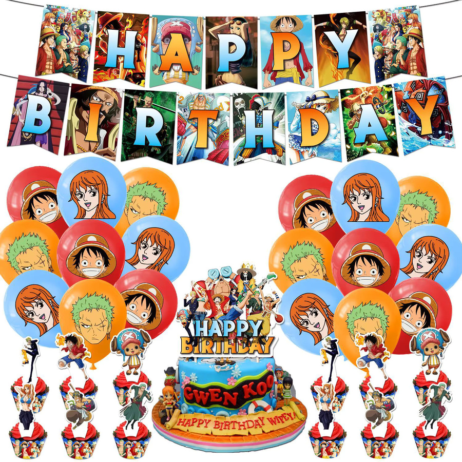 Bandai One Piece Luftballons, Anime Kinderballons, Partyzubehör - Bild 2