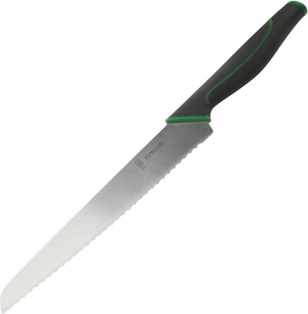 Fackelmann Brotmesser Bonn in Schwarz und Grün aus Edelstahl und Kunststoff, Länge: 20 cm - Bild 1