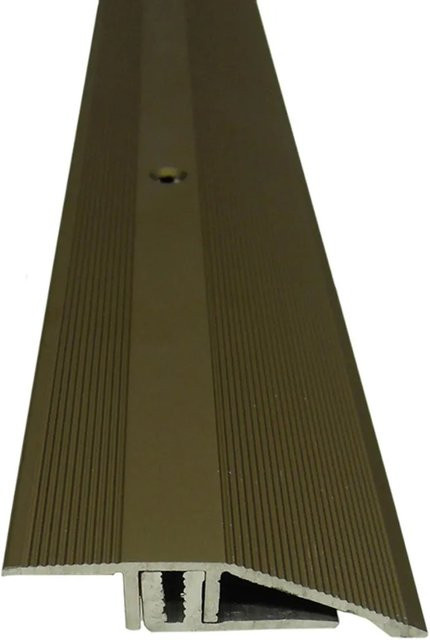Döllken Profiles Ausgleichsprofil in Bronze inklusive Schrauben und Dübel für 7-15 mm, Länge: 900 mm - Bild 1