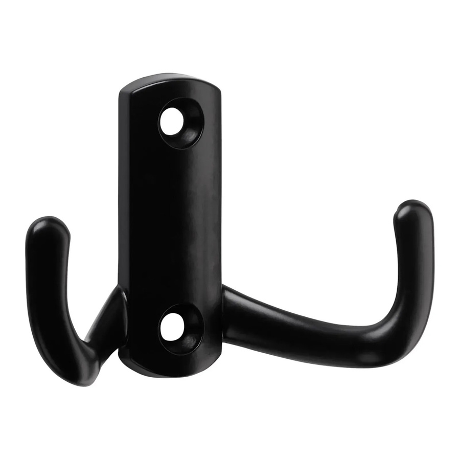 SOTECH Garderobenhaken JULIE I mit verteilten Haken, Schwarz Matt, Breite: 70,0 cm, Tiefe: 25,0 cm, Höhe: 1,0 cm - Bild 2