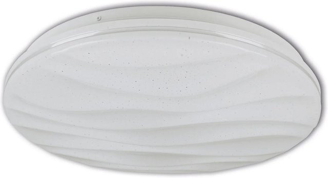 Näve Austin Smart Home LED-Deckenleuchte Weiß, CCT dimmbar mit Fernbedienung, Durchmesser: 38 cm, Höhe: 6 cm - Bild 1