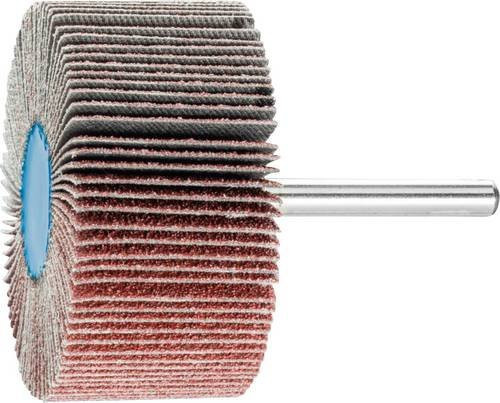 PFERD Korund Fächerschleifer A60 für Metall und Universalanwendungen, Durchmesser: 60 mm, Schaft-Durchmesser: 6 mm, 10 Stück - Bild 1