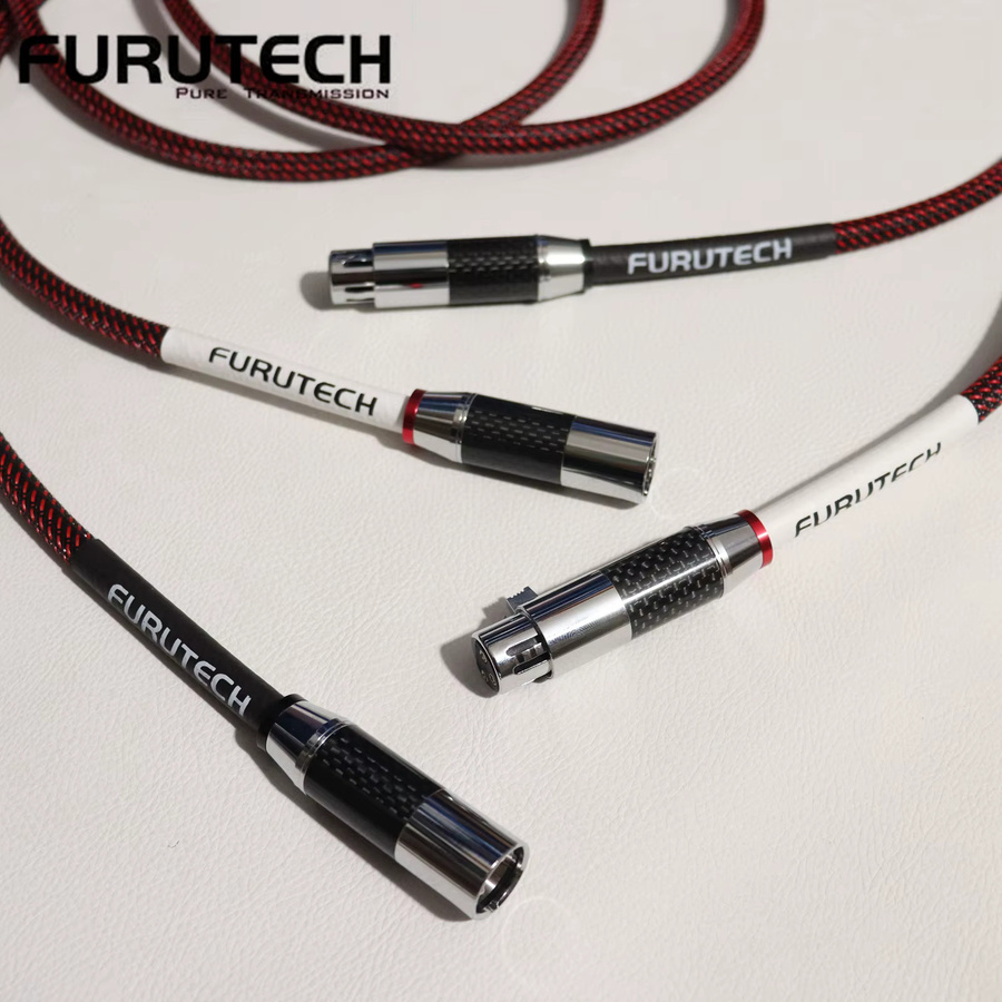 Furutech μ-p XLR Symmetrisches Audiokabel aus Kupfer, 1 Paar, Rot, 2,1 m - Bild 4