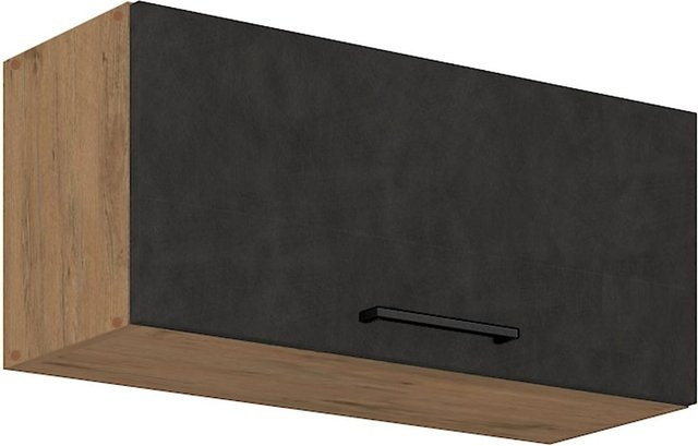 Vigo Kurzhängeschrank Lancelot Matera in Eiche und Grau, Breite: 80 cm - Bild 1
