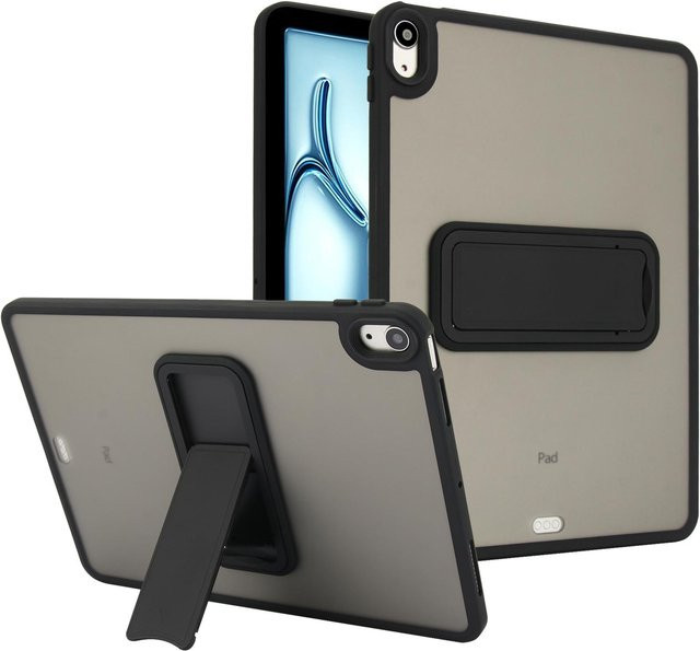 Rui Di Schutzhülle aus Hart-PC und TPU für iPad, iPad Air 11 (2025), iPad Pro 11, iPad Mini und iPad Modelle in Transparent und Grau - Bild 1