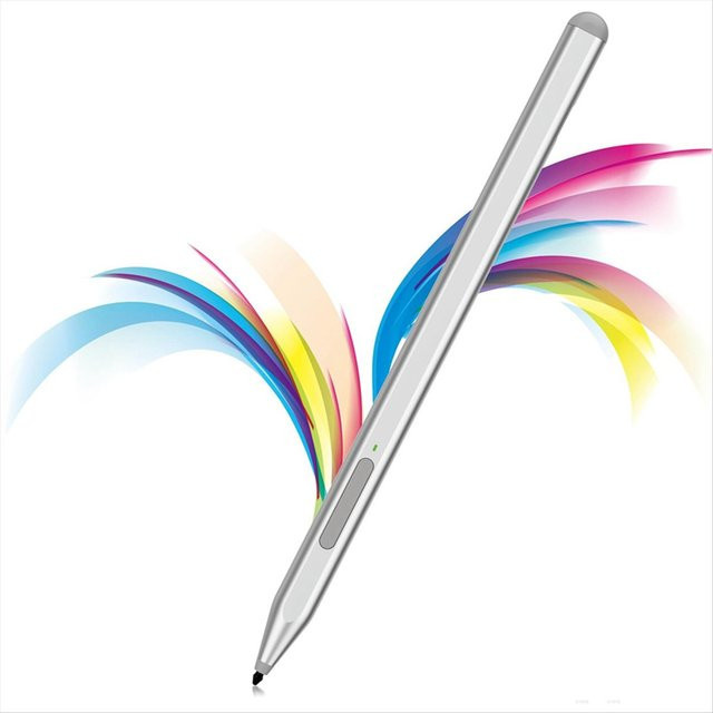 ABGQ Stylus-Stift für Microsoft Surface Go und Surface Pro 9/8/7/6/5/X mit MPP 2.0 Technologie und Radiergummi in Silber - Bild 1