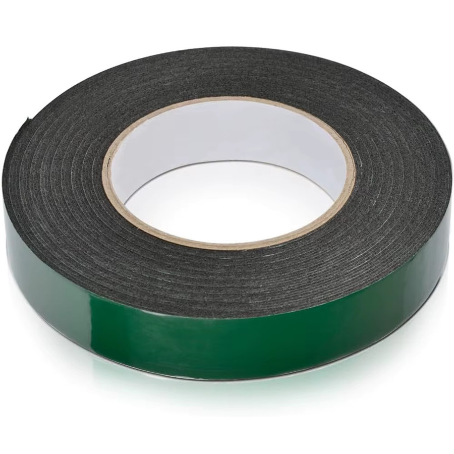 Doppelseitiges PE-Schaumband in Schwarz, 10 m Länge, Breite: 6 cm, wasserdichtes und selbstklebendes Montageband - Bild 3