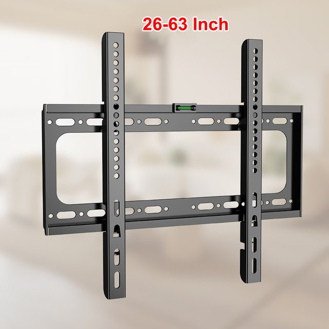 BEISHI TV-Wandhalterung aus Metall in Schwarz für 26-63 Zoll Bildschirme mit VESA 400 x 400 mm und 50 kg Traglast - Bild 1