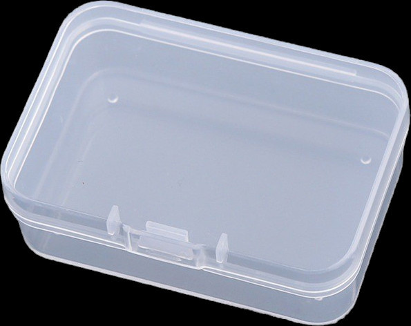 2er-Set Transparente Kunststoff-Aufbewahrungsboxen für Schmuck, Perlen und Kleinteile - Bild 1