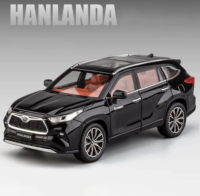 Linyi toy car Highlander SUV, Modellauto, 1:24, Metall, mit Licht und Sound, ab 14 Jahren - Bild 1