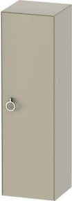 Duravit Halbhochschrank White Tulip in Weiß Matt mit Glastüren, B/T/H: 40 x 36 x 132 cm - Bild 1