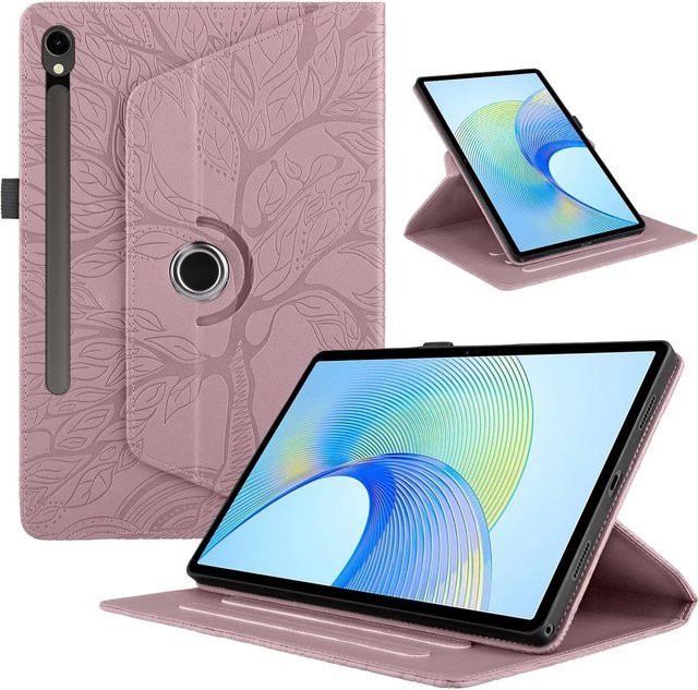 360 Grad drehbare Tablet Hülle für Samsung Galaxy Tab S9 FE S10 S8 S7 S6 Lite A9 A7 Lite in Rose Gold - Bild 1