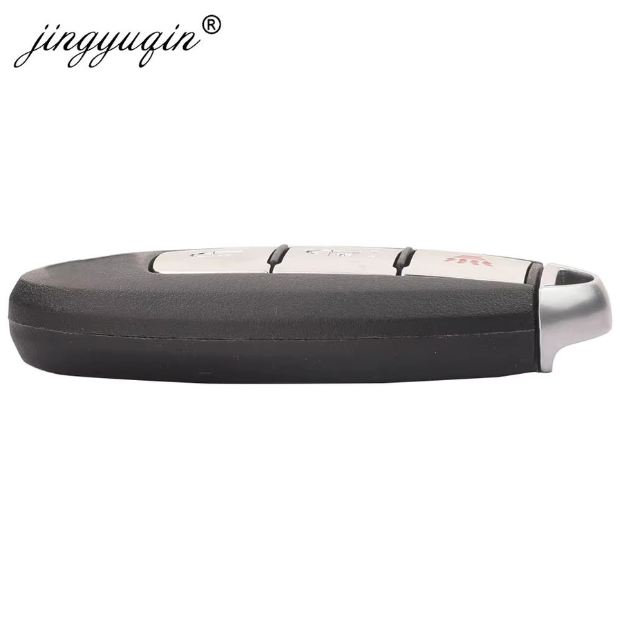 Jingyuqin Smart Key Fob Fernbedienung für Nissan Armada, Juke und Patrol 2010-2018, 3-Tasten ID46 285E3-1LK0D, Schwarz - Bild 2