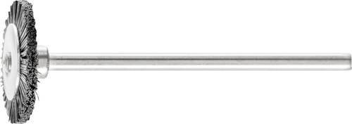 PFERD Miniatur-Rundbürste RBU mit schwarzen Schweineborsten für Holz und Metall, Durchmesser: 16 mm, Schaft-Durchmesser: 2,34 mm - Bild 1