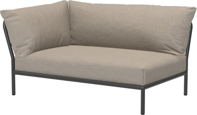 Houe LEVEL 2 Lounge 2-Sitzer mit linker Armlehne in Ash, Farbe Grau/Beige, B/T/H: 139,0 x 92,5 x 76,7 x 38,0 cm - Bild 1