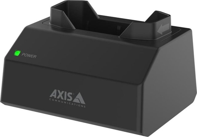 Axis W700 Mk II Ladestation und Synchronisationseinheit mit 1 Schacht und AC-Netzteil, Schwarz, für AXIS W101, W102, W120 und W800 Body Worn Cameras - Bild 1