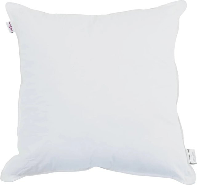 vidaXL Kopfkissen Set aus Baumwolle, 2 Stück, Weiß, B/B: 50 x 50 cm - Bild 1