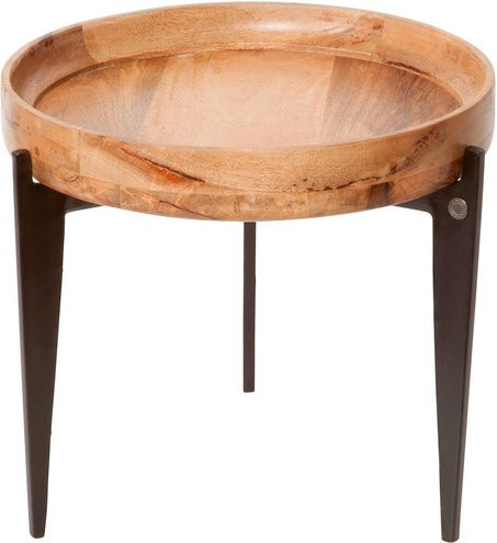SIT Beistelltisch TOM TAILOR aus Mangoholz und Metall in Beige, Breite: 46 cm, Höhe: 42 cm - Bild 1