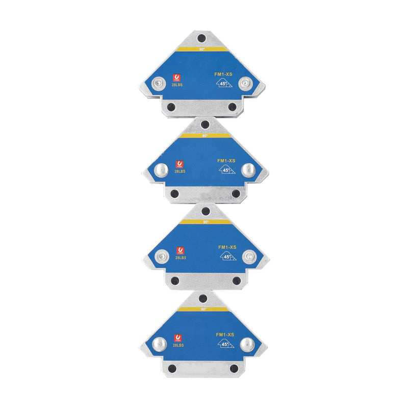 Kkmoon Magnetischer Schweißfixierer Set, 4 Stück Mehrwinkel-Magnet-Schweißpositionierer in 45, 90 und 135 Grad, bunt, aus Stahl - Bild 3