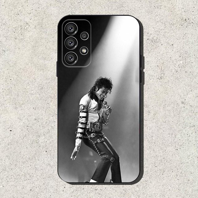 M-Michael M-Jackson Handyhülle für Samsung Galaxy S23 Plus 5G in Schwarz - Bild 1