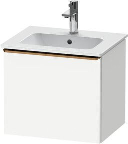 Duravit Waschtischunterschrank D-Neo wandhängend, Farbe Braun/Weiß, B/T/H: 51 x 40,2 x 44 cm - Bild 1