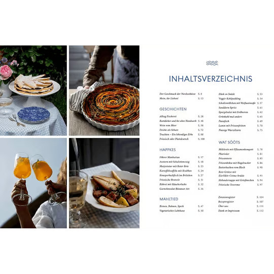 Moin. Rezepte und Geschichten von der Nordseeküste von Susanne & Alina Sawallisch, gebundene Ausgabe - Bild 2