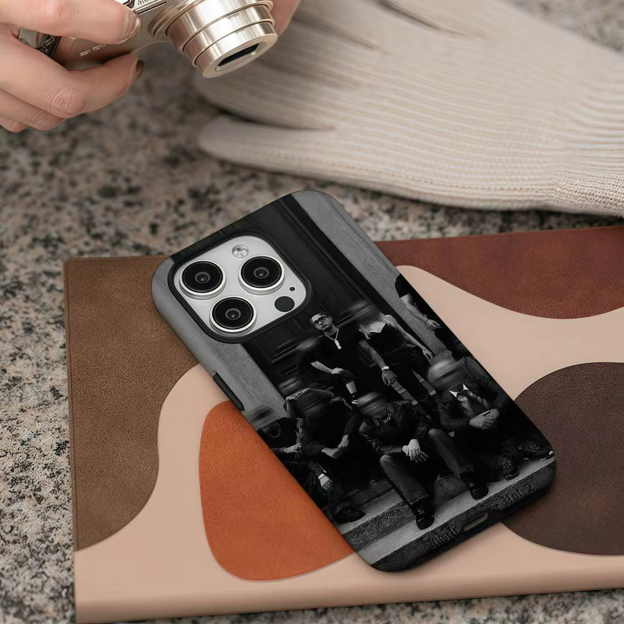 C-Capo Plaza Handyhülle für Apple iPhone 17 16 15 14 13 12 Pro Max Plus in Weiß mit glänzender HD-Doppelschicht-Flüssighartschale - Bild 4