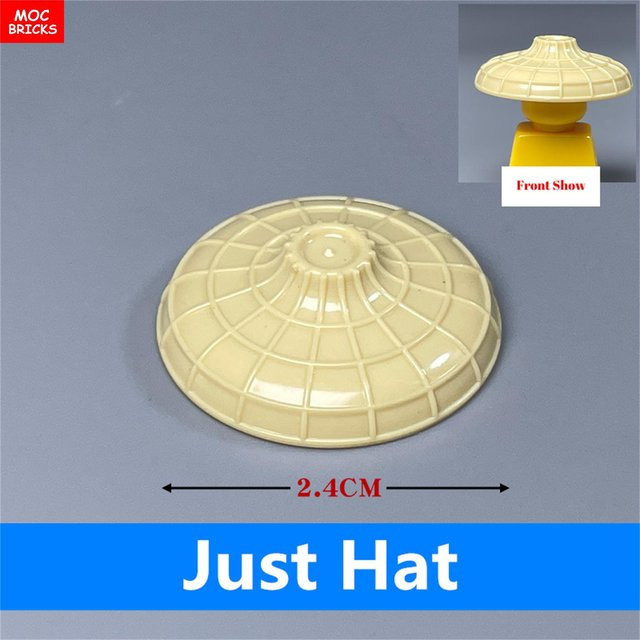 Yiran toy MOC Steine Skifahren Badekappe Cowboyhut Helm Figuren Zubehör 10-teiliges Set - Bild 1