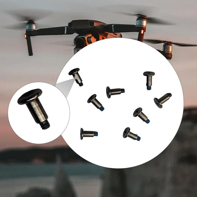 MagiDeal Propeller-Ersatzschraube, 8-teiliges Set, Metall, Schwarz - Bild 1