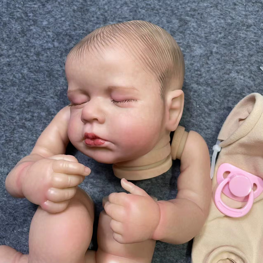 MRB Reborn-Puppenbausatz LouLou, 19 Zoll, unmontierte Babypuppenteile, Kunststoff - Bild 2