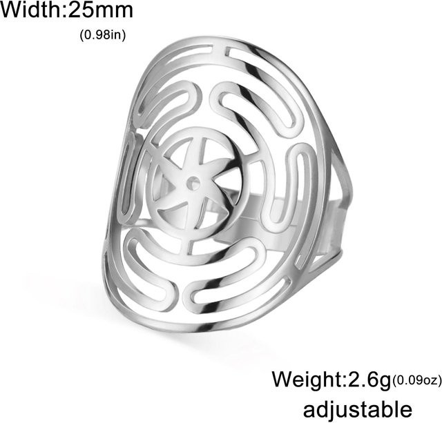 YULIN Ring, Edelstahl, Gold, Damen - Bild 1
