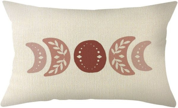 Geometrische Kissenhülle von JMG Clothing in Beige, rechteckiges Sofakissen aus Polyester, B/H: 50 x 30 cm - Bild 1