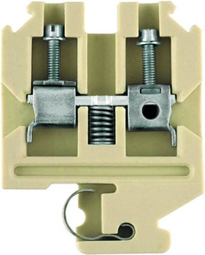 Weidmüller Durchgangsklemme SAKK 4 in Beige aus Keramik, Breite: 32,0 mm, Tiefe: 5,3 mm, Höhe: 4,0 mm - Bild 1
