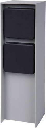 BOLD 11094 Gartensteckdose 2fach Hellgrau aus Aluminium mit IP44 Schutzklasse - Bild 1